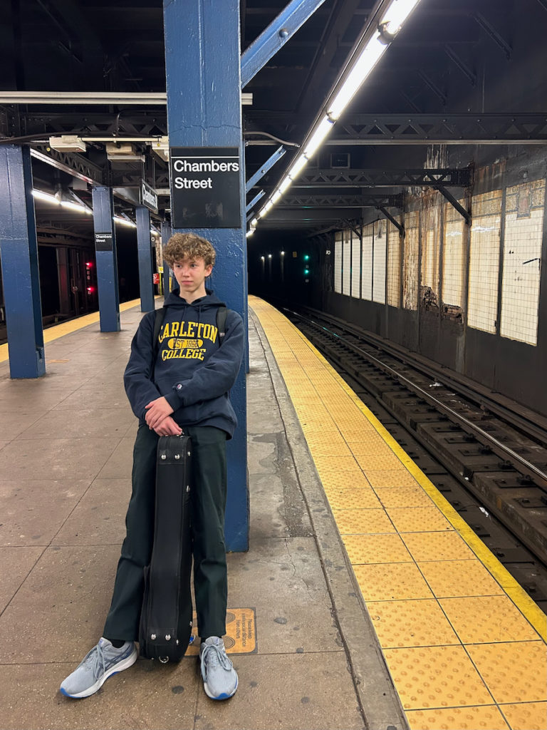 Gratitude Challenge - day 5 - the subway