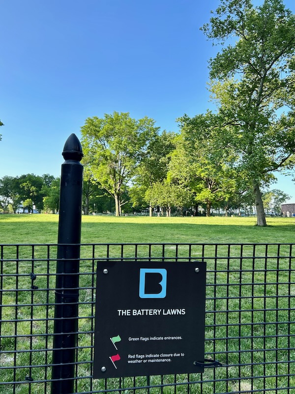 joy in nature - battery park lawns