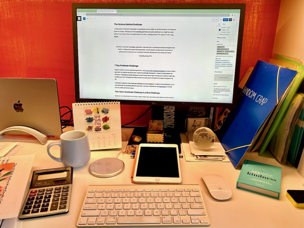 7 day gratitude challenge - technology - day one